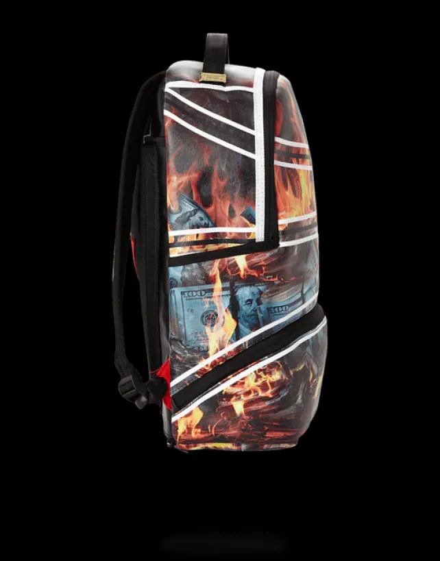 BACKPACKS>SPRAYGROUND SPALDING X FIRE MONEY BACKPACK