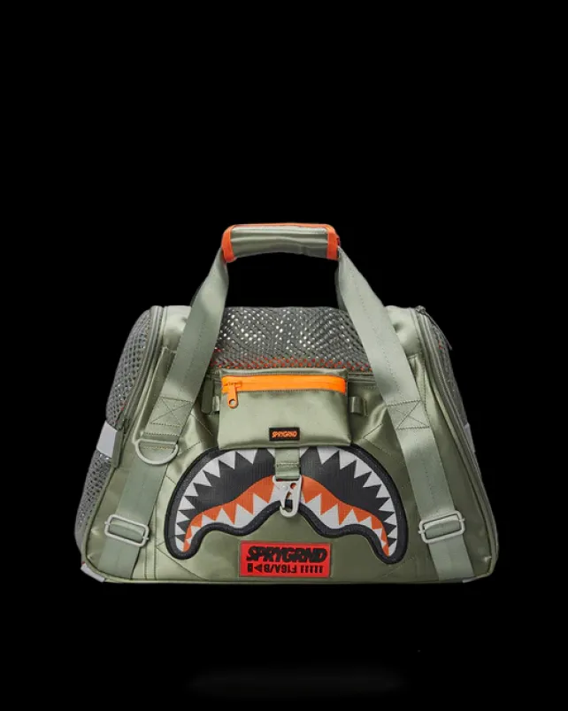 PET CARRIERS>SPRAYGROUND SPECIAL OPS ALPHA SHARK PET CARRIER