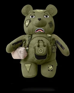 TEDDY BEAR BACKPACKS|BACKPACKS>SPRAYGROUND SPECIAL OPS FULL THROTTLE MONEYBEAR TEDDYBEAR BACKPACK