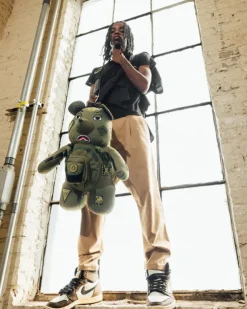 TEDDY BEAR BACKPACKS|BACKPACKS>SPRAYGROUND SPECIAL OPS FULL THROTTLE MONEYBEAR TEDDYBEAR BACKPACK