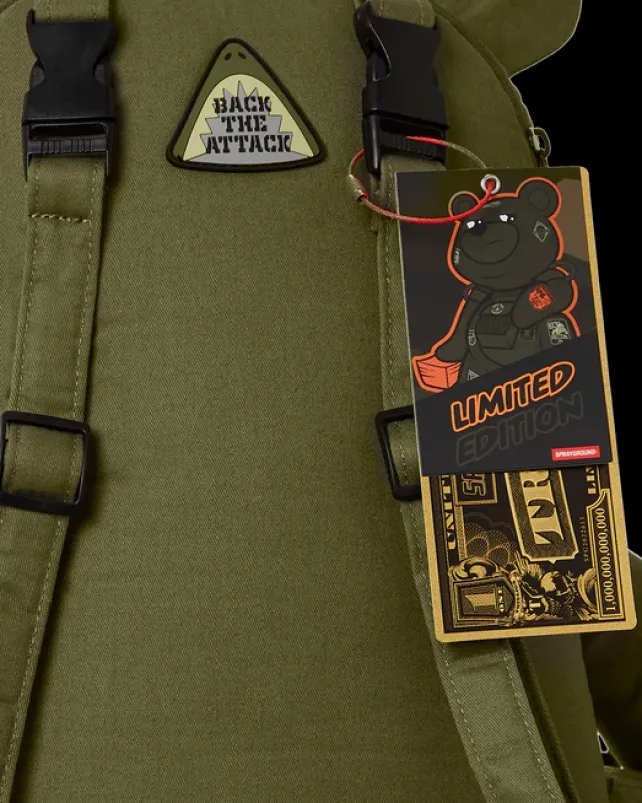 TEDDY BEAR BACKPACKS|BACKPACKS>SPRAYGROUND SPECIAL OPS FULL THROTTLE MONEYBEAR TEDDYBEAR BACKPACK