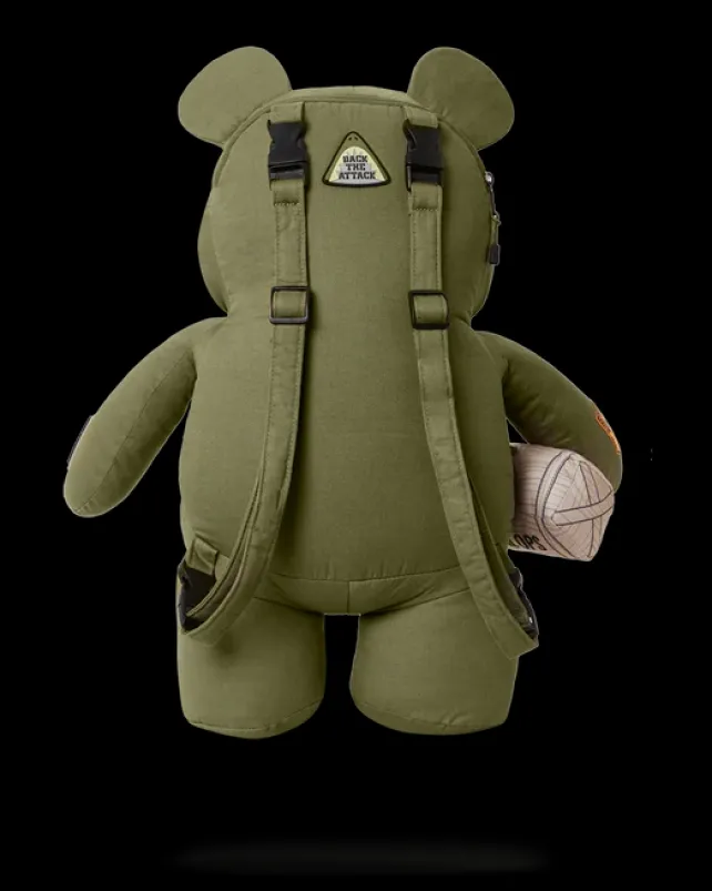 TEDDY BEAR BACKPACKS|BACKPACKS>SPRAYGROUND SPECIAL OPS FULL THROTTLE MONEYBEAR TEDDYBEAR BACKPACK