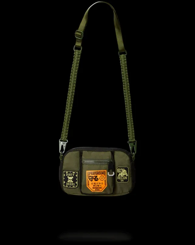 SLINGS|CROSSBODYS>SPRAYGROUND SPECIAL OPS FULL THROTTLE BRICKSIDE BAG