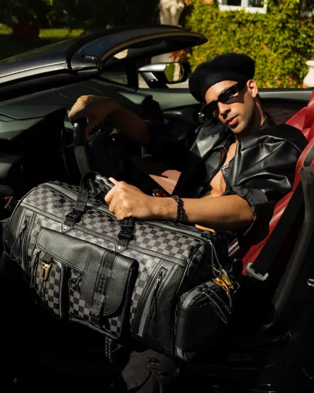 DUFFLES>SPRAYGROUND SPECIAL OPS NIGHT WATCH CARGO DUFFLE