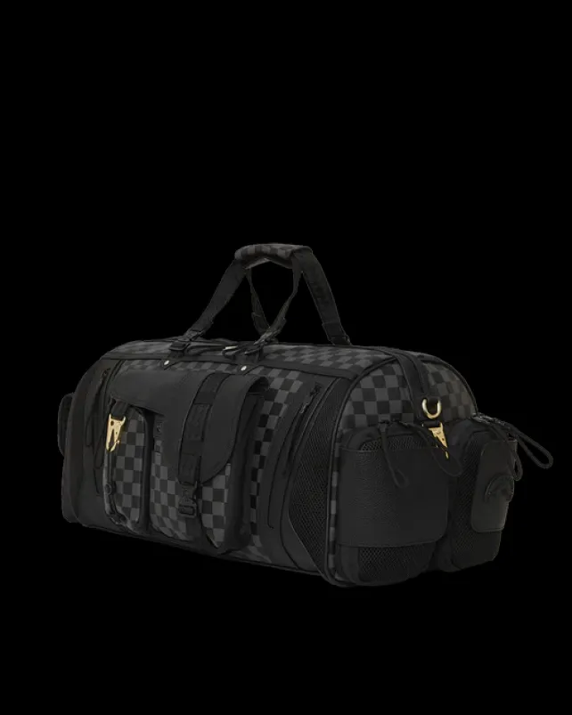 DUFFLES>SPRAYGROUND SPECIAL OPS NIGHT WATCH CARGO DUFFLE