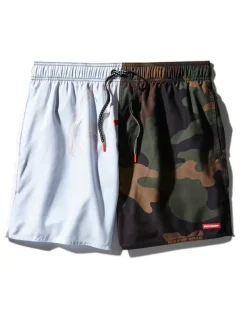 SWIMWEAR>SPRAYGROUND SPLIT BITE CAMO SHOTO SWIM TRUNKS