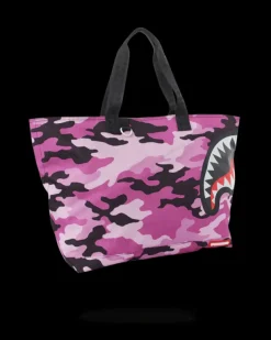 BEACH & GYM TOTES>SPRAYGROUND SPLIT CAMO BEACH TOTE
