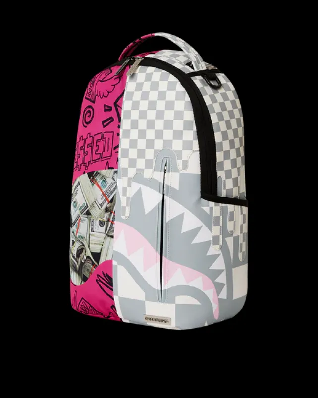 BACKPACKS>SPRAYGROUND SPLIT MONEY BLESSINGS BACKPACK (DLXV)