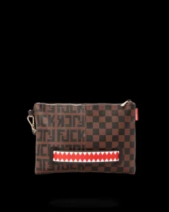 CROSSOVER CLUTCHES>SPRAYGROUND SPLIT THE CHECK CROSSOVER CLUTCH