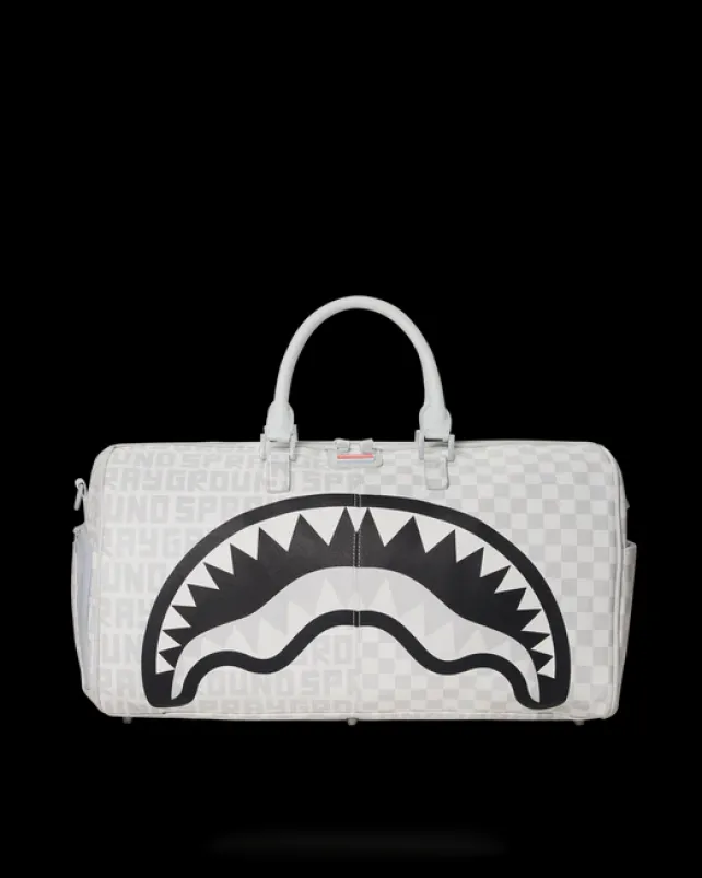 DUFFLES>SPRAYGROUND SPLIT THE CHECK (PEARL) DUFFLE
