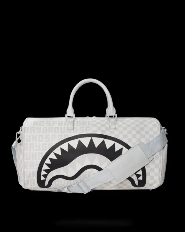 DUFFLES>SPRAYGROUND SPLIT THE CHECK (PEARL) DUFFLE