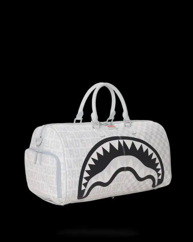 DUFFLES>SPRAYGROUND SPLIT THE CHECK (PEARL) DUFFLE