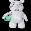 TEDDY BEAR BACKPACKS|BACKPACKS>SPRAYGROUND SPLIT THE CHECK (PEARL) MONEYBEAR TEDDYBEAR BACKPACK