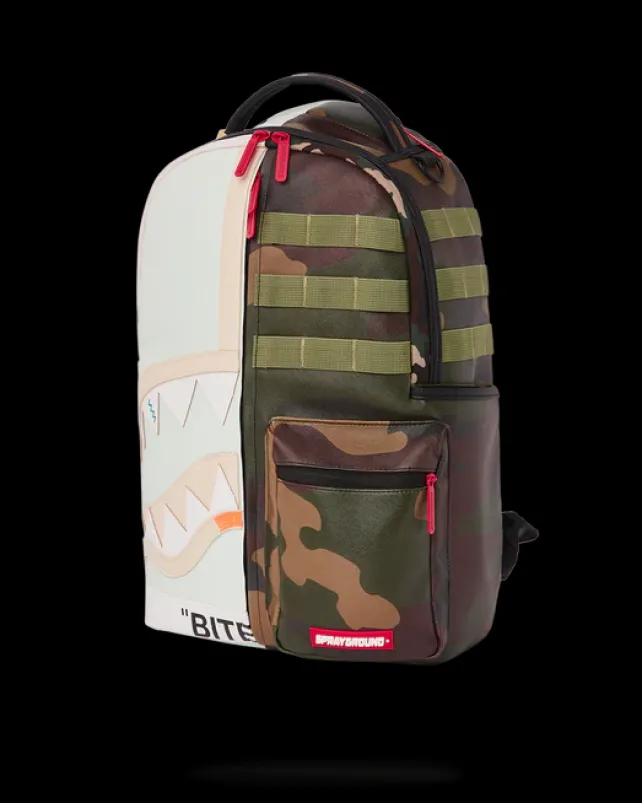 BACKPACKS>SPRAYGROUND SPLIT WEIRD BACKPACK (DLXV)