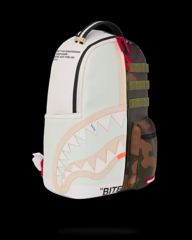 BACKPACKS>SPRAYGROUND SPLIT WEIRD BACKPACK (DLXV)