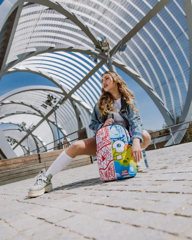 BACKPACKS>SPRAYGROUND SPONGEBOB ALL MIXED UP BACKPACK