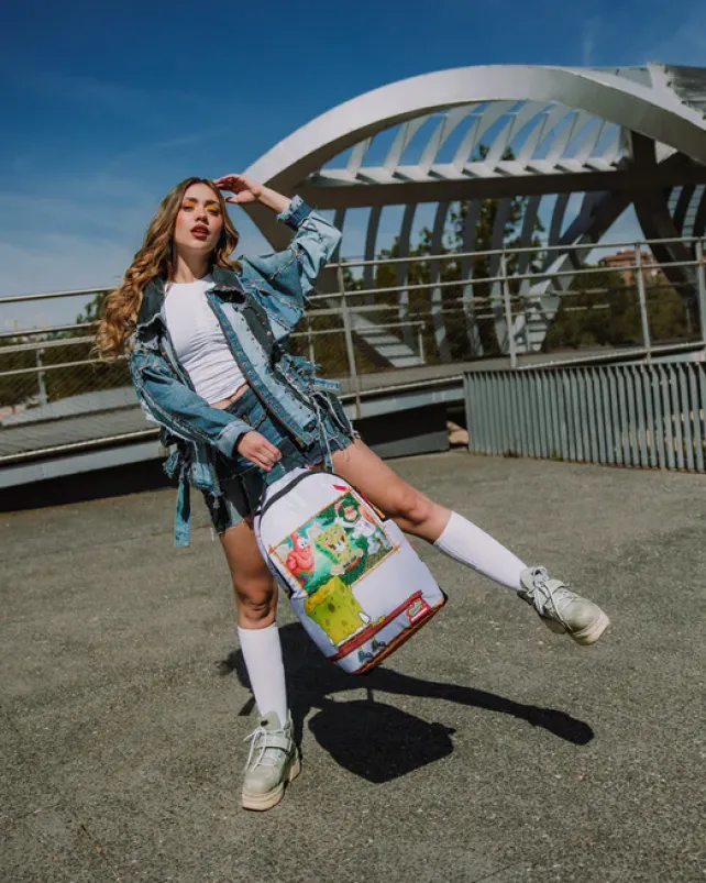 BACKPACKS>SPRAYGROUND SPONGEBOB ART CRITIC BACKPACK
