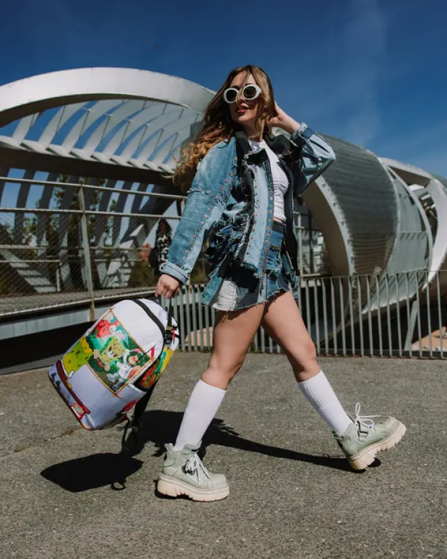 BACKPACKS>SPRAYGROUND SPONGEBOB ART CRITIC BACKPACK