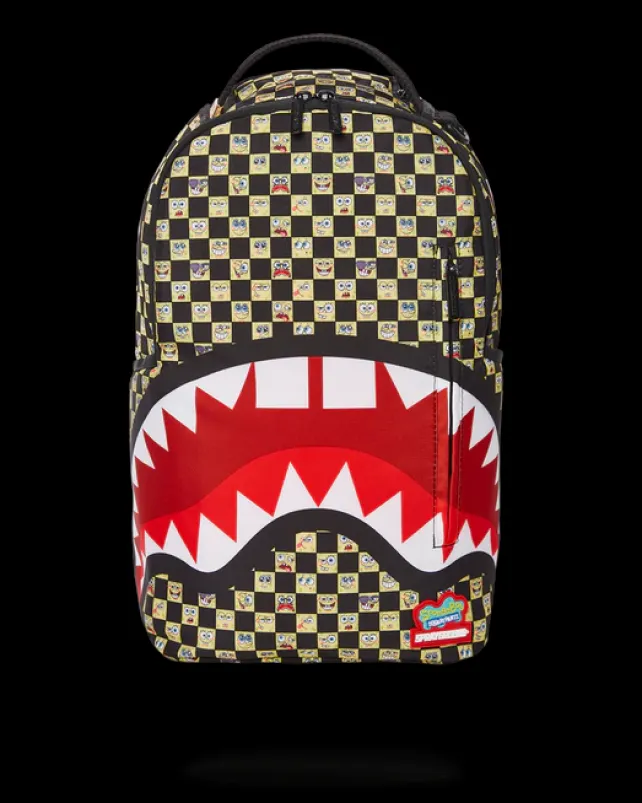 BACKPACKS>SPRAYGROUND SPONGEBOB CHECKERED BACKPACK (DLXR)