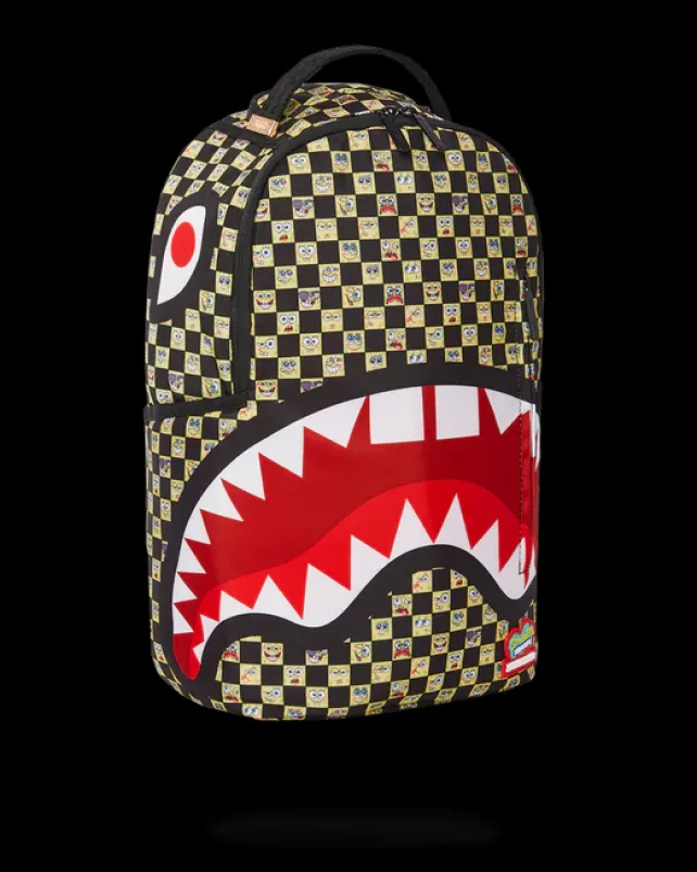 BACKPACKS>SPRAYGROUND SPONGEBOB CHECKERED BACKPACK (DLXR)