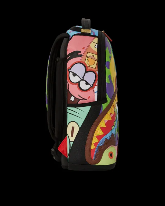BACKPACKS>SPRAYGROUND SPONGEBOB CUT u0026 SEW BACKPACK (DLXV)
