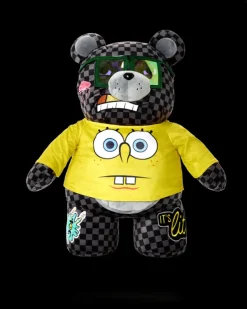 TEDDY BEAR BACKPACKS|BACKPACKS>SPRAYGROUND SPONGEBOB MONEYBEAR TEDDYBEAR BACKPACK
