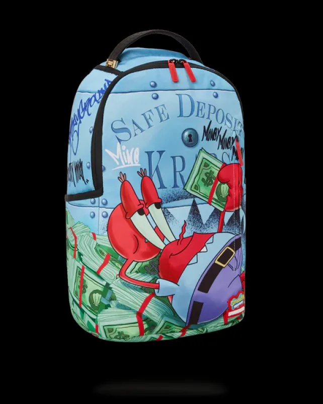 BACKPACKS>SPRAYGROUND SPONGEBOB MR KRABS HIGH ROLLER (DLXR)