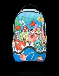 BACKPACKS>SPRAYGROUND SPONGEBOB SHARK SQUAD