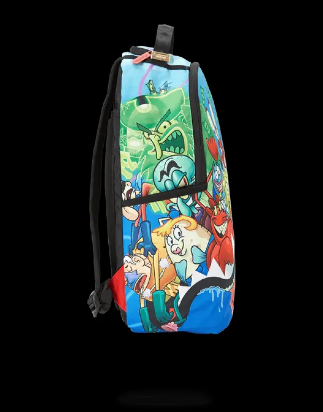 BACKPACKS>SPRAYGROUND SPONGEBOB SHARK SQUAD