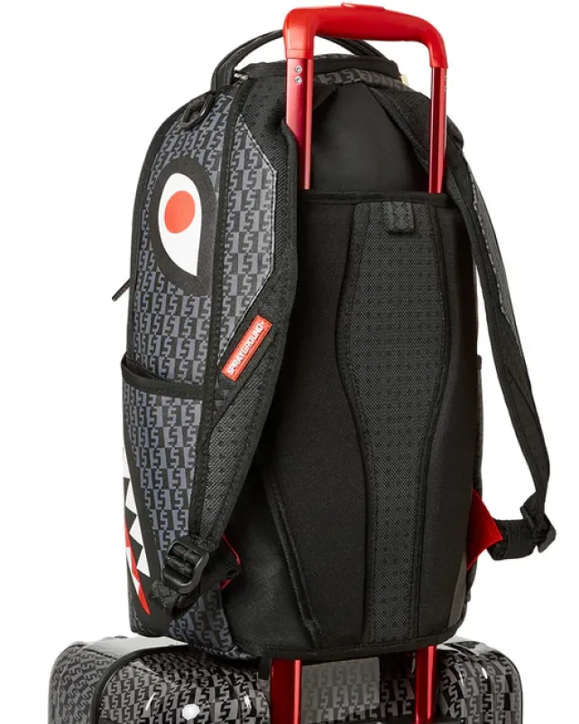 CARRY-ON LUGGAGE>SPRAYGROUND SPRAYGATTI REVV SHARKNAUTICS HARDSHELL CARRY-ON LUGGAGE
