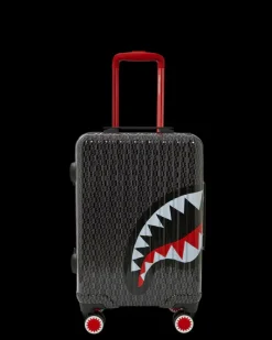 CARRY-ON LUGGAGE>SPRAYGROUND SPRAYGATTI REVV SHARKNAUTICS HARDSHELL CARRY-ON LUGGAGE
