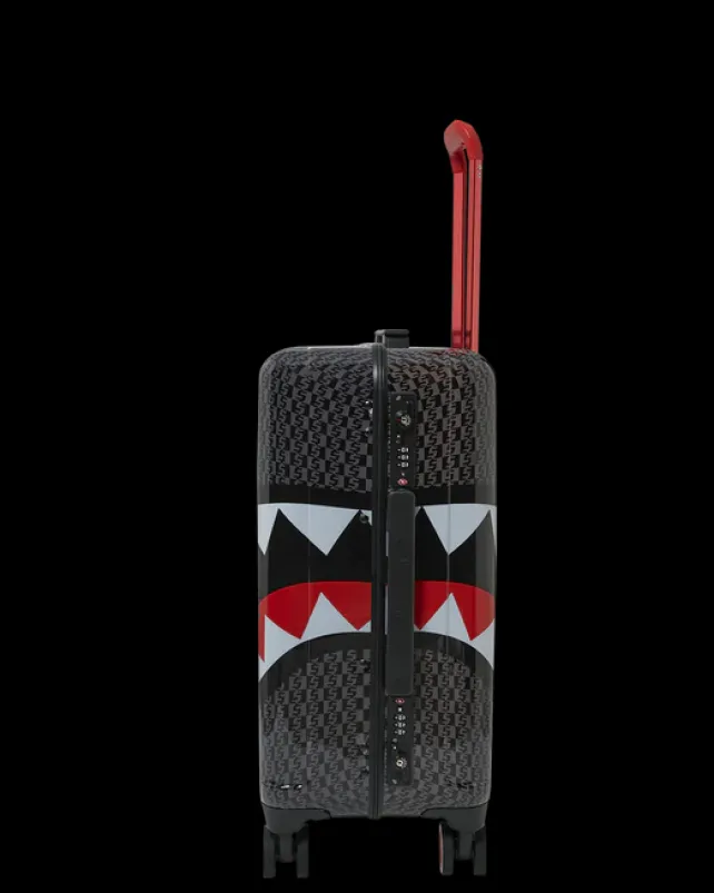 CARRY-ON LUGGAGE>SPRAYGROUND SPRAYGATTI REVV SHARKNAUTICS HARDSHELL CARRY-ON LUGGAGE