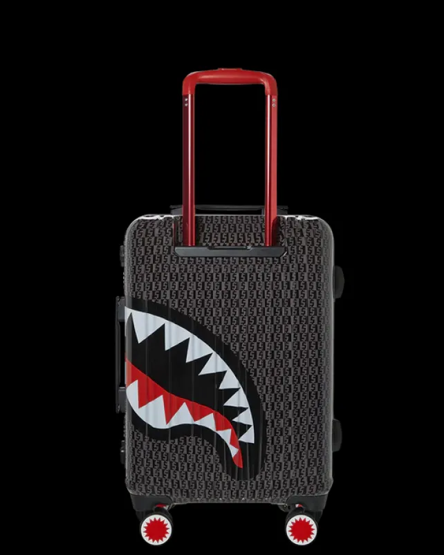 CARRY-ON LUGGAGE>SPRAYGROUND SPRAYGATTI REVV SHARKNAUTICS HARDSHELL CARRY-ON LUGGAGE