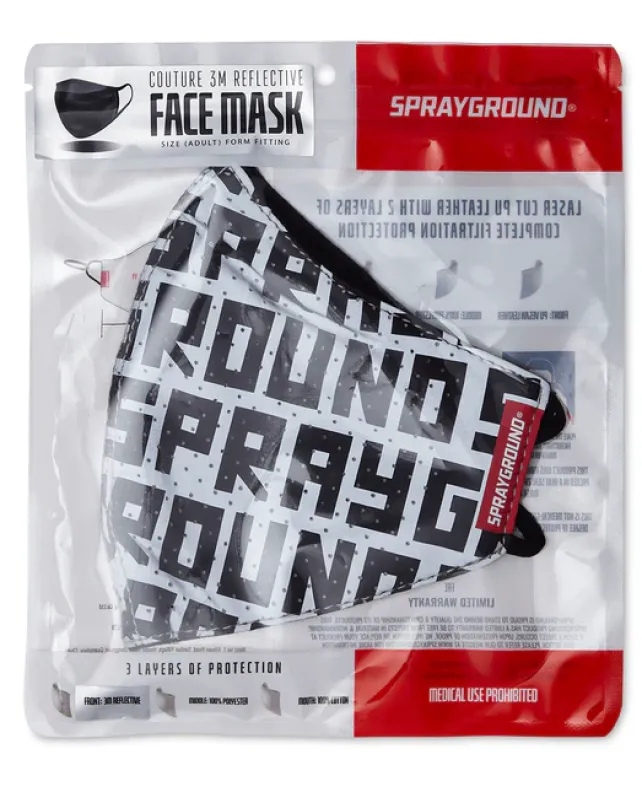 FACE MASKS>SPRAYGROUND INFINITI 3M REFLECTIVE FACE MASK