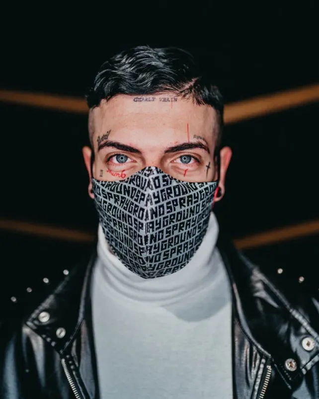 FACE MASKS>SPRAYGROUND INFINITI 3M REFLECTIVE FACE MASK