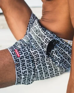 SWIMWEAR>SPRAYGROUND INFINITI SHOTO SWIM TRUNKS