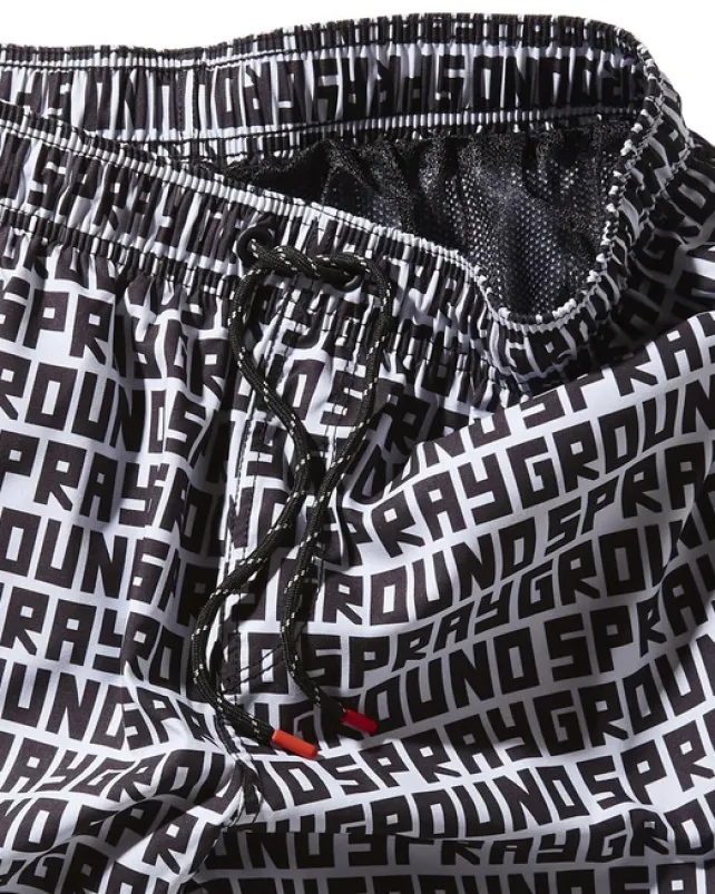 SWIMWEAR>SPRAYGROUND INFINITI SHOTO SWIM TRUNKS
