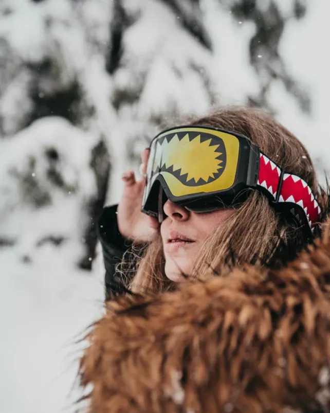 SKI GOGGLES>SPRAYGROUND SHARK GOGGLES WITH 3 INTERCHANGEABLE LENS