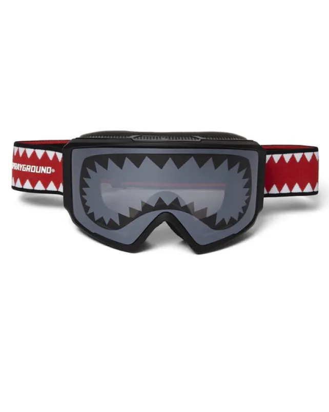 SKI GOGGLES>SPRAYGROUND SHARK GOGGLES WITH 3 INTERCHANGEABLE LENS