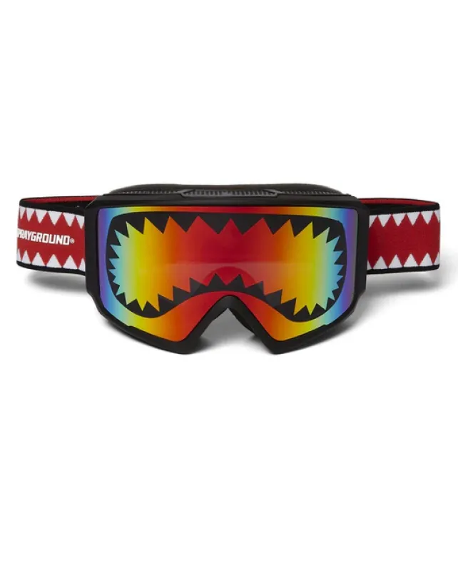 SKI GOGGLES>SPRAYGROUND SHARK GOGGLES WITH 3 INTERCHANGEABLE LENS