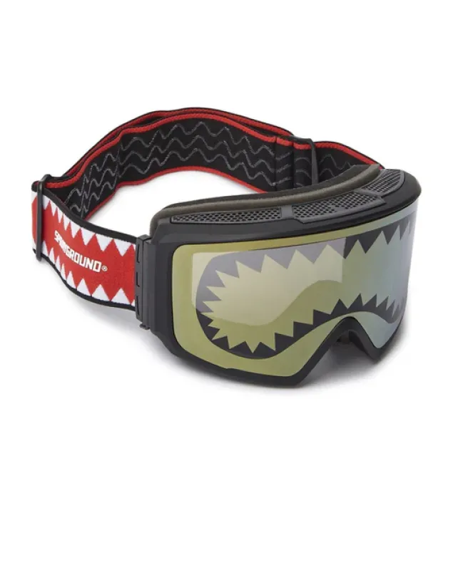 SKI GOGGLES>SPRAYGROUND SHARK GOGGLES WITH 3 INTERCHANGEABLE LENS
