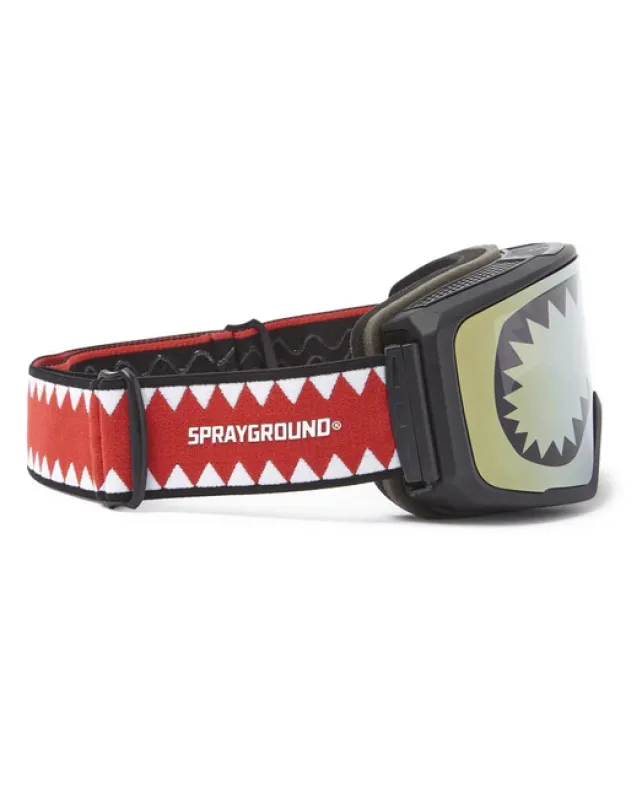 SKI GOGGLES>SPRAYGROUND SHARK GOGGLES WITH 3 INTERCHANGEABLE LENS