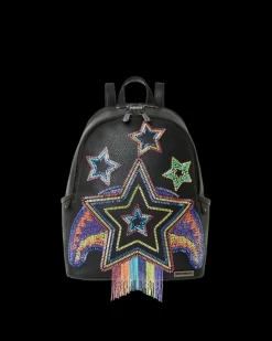 SAVAGES|BACKPACKS>SPRAYGROUND STAR RACER A.I.7 SANDFLOWER COLLAB BEADED SAVAGE BACKPACK