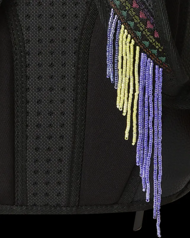 BACKPACKS>SPRAYGROUND STAR RACER A.I.7 SANDFLOWER COLLAB BEADED BACKPACK