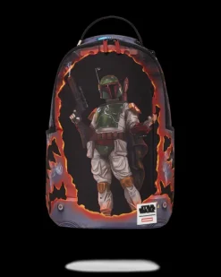 BACKPACKS>SPRAYGROUND STAR WARS BOBA FETT BLOWOUT SHARK BACKPACK