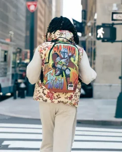 BACKPACKS>SPRAYGROUND STAR WARS: MANDO ON THE RUN BACKPACK (DLXR)