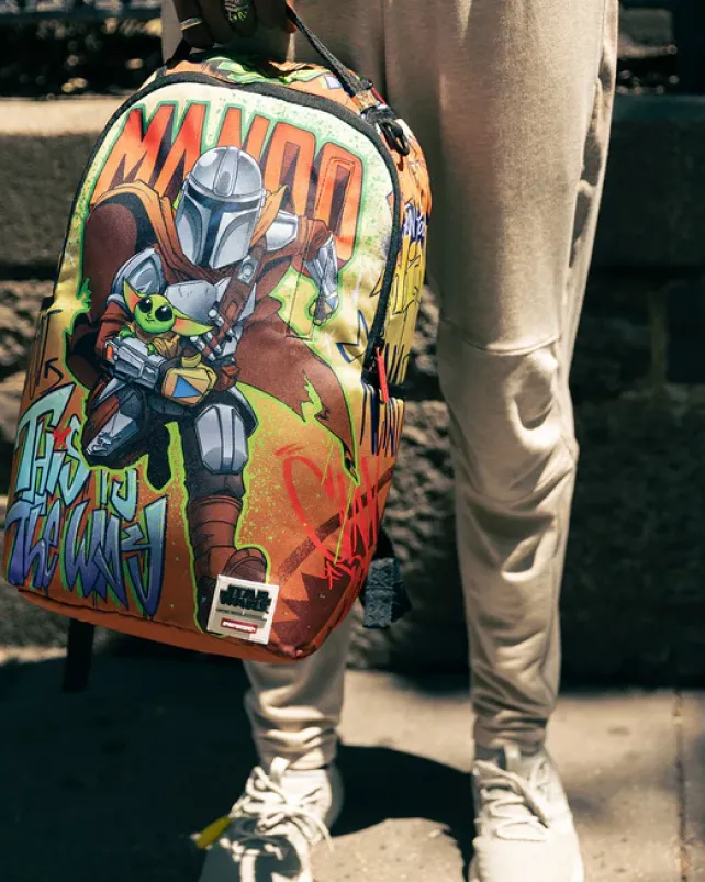 BACKPACKS>SPRAYGROUND STAR WARS: MANDO ON THE RUN BACKPACK (DLXR)