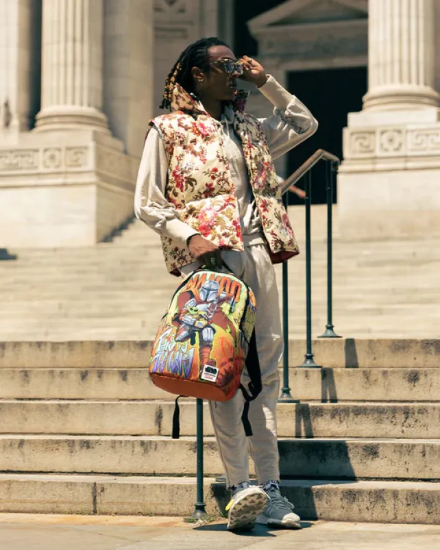 BACKPACKS>SPRAYGROUND STAR WARS: MANDO ON THE RUN BACKPACK (DLXR)