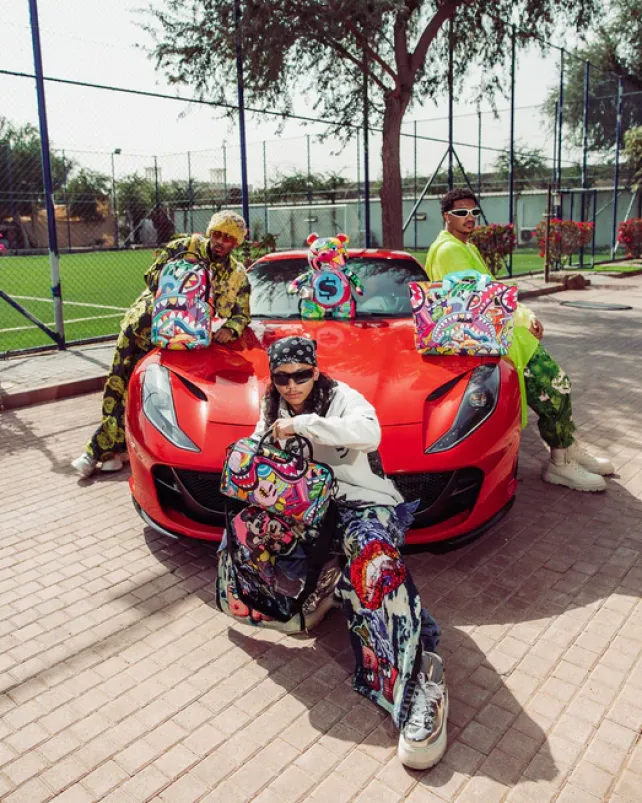 BACKPACKS>SPRAYGROUND STEADY TRIPPIN BACKPACK (DLXV)