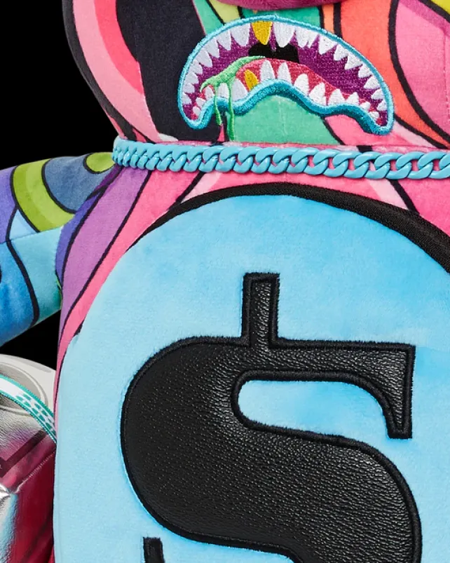 TEDDY BEAR BACKPACKS|BACKPACKS>SPRAYGROUND STEADY TRIPPIN MONEYBEAR TEDDYBEAR BACKPACK